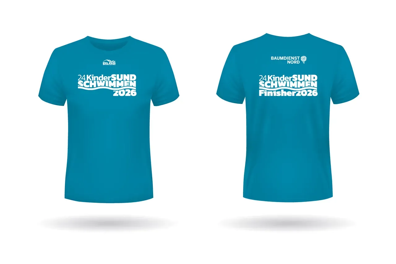 Ansicht des Kinder-Sundschwimmen-T-Shirts